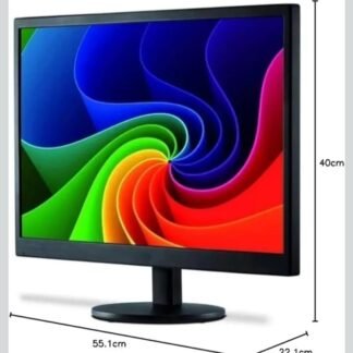 Monitor LED 19” Brazil PC Slim HD HDMI/VGA | Tela Widescreen Compacta com VESA 75mm